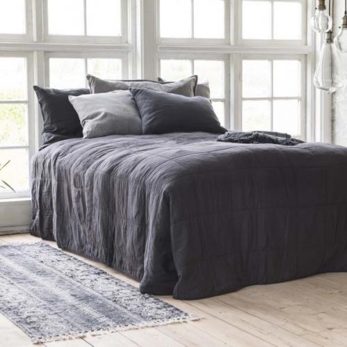 verkast - Dubbelsng - Anthracite - 240 x 240 cm - www.frokenfraken.se