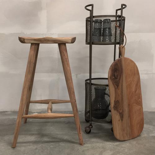 Barpall - Trä - 76 cm - www.frokenfraken.se