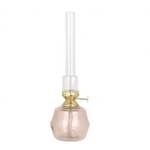Fotogenlampa - Majken - Mellan - Askrosa/Mässing - Ø10 x 32,5 cm - www.frokenfraken.se