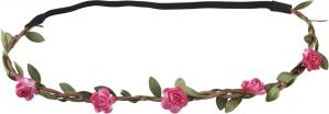 Hårband - Rosor - Rosa - Ø16 cm - www.frokenfraken.se
