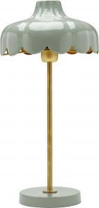 Wells bordslampa - Grön/guld 50cm - www.frokenfraken.se
