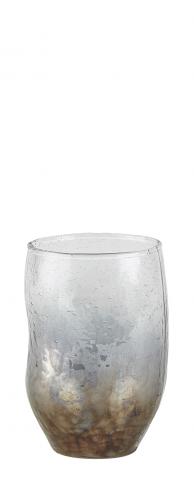 Vrmeljushllare - Glas - Nude - Metalllic - 
D 7,0cm - H 11 - www.frokenfraken.se