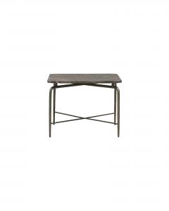 Soffbord - Marmor/Järn - Brun - 45 x 75 cm - www.frokenfraken.se