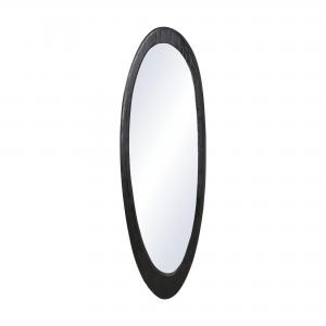 Spegel - Portland - Svart oval träram - 100 x 31 cm - www.frokenfraken.se