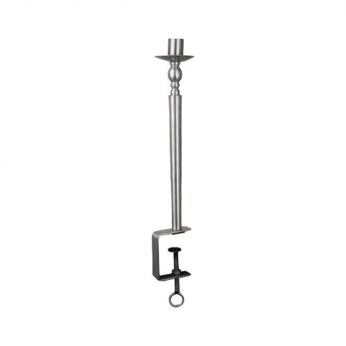 Ljusstake med tving - Silver - 37 cm - www.frokenfraken.se