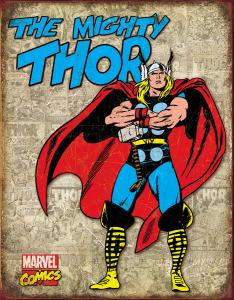 Thor - Retro Metallskylt - 32 x 41 cm - www.frokenfraken.se