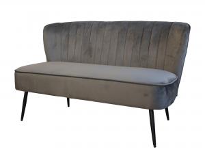 Soffa - Sammet - Latte - 79 x 127 x 65 - www.frokenfraken.se