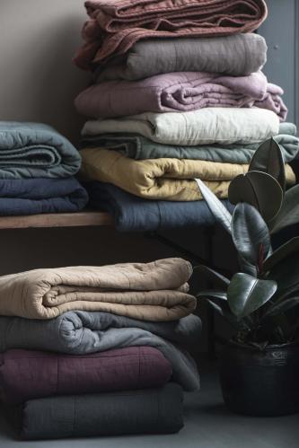 verkast - Dubbelsng - Anthracite - 240 x 240 cm - www.frokenfraken.se