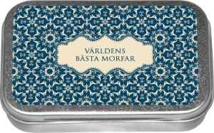 Pastiller - "Världens bästa morfar" - Apelsin - www.frokenfraken.se