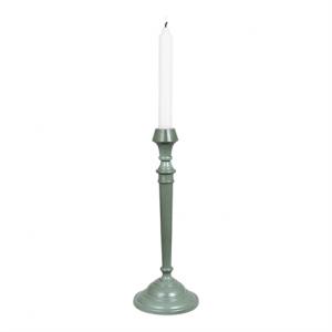Ljusstake Hedda Grön Mellan - Ø 11 x H 30 cm - www.frokenfraken.se
