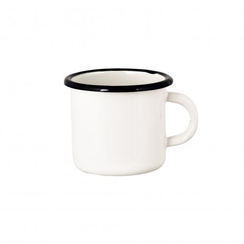 Mugg - Emalj - Cream/Offwhite - 11,5 x 8 cm - www.frokenfraken.se