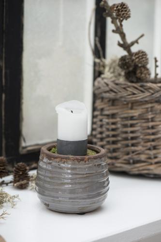 Ljushållare för värmeljus - Zink - Ø: 4,1 x 7,5 cm - www.frokenfraken.se
