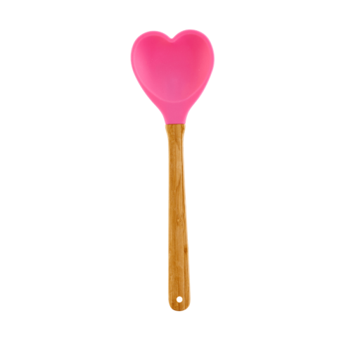 Slev - Heart Spoon - Rosa - www.frokenfraken.se