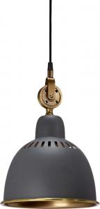 Cleveland Taklampa - JakoGrå/Mässing 23cm - www.frokenfraken.se