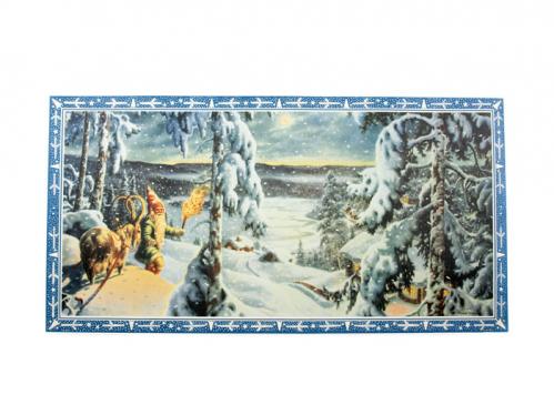 Julbonad - Tomte Med Fackla i Snn - 80 x 41 cm - www.frokenfraken.se