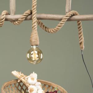 Lampa - Rep Jute Natur - 150 cm - www.frokenfraken.se