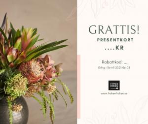 Presentkort - Grattis - www.frokenfraken.se
