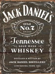 Jack Daniels - Retro Metallskylt - 32 x 41 cm - www.frokenfraken.se