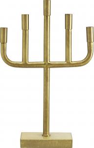 Vixen ljusstake - Raw old brass 59cm - www.frokenfraken.se