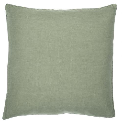 Kuddfodral - Linne - Olive - 50 x 50 cm - www.frokenfraken.se