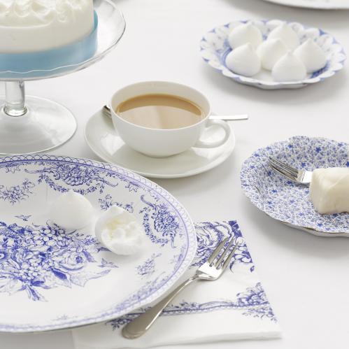 Papperstallrikar - Assiette - Porcelain Blue - 17 cm - www.frokenfraken.se