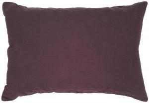 Kuddfodral Linne - Aubergine - 40 x 60 cm - www.frokenfraken.se