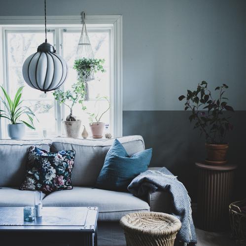 HÖST - Taklampa - Vit/Krom - 35 x Ø25 cm - www.frokenfraken.se