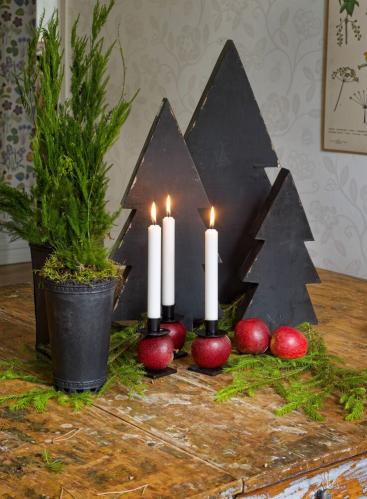 Ljushållare - Ljusstake Kvalité - Spik för frukt - 6 x 7 cm - www.frokenfraken.se