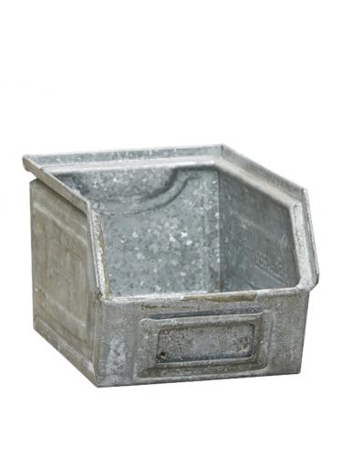 Låda i metall - Industri - 23 x 15 x 15 cm - www.frokenfraken.se