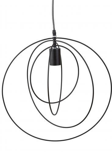 Lamp - E27 - Metall - Svart - D 40,0cm - Vit box - Pcs. - www.frokenfraken.se