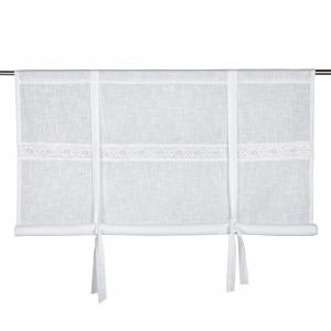 Hissgardin - spetsband - Vit - 100 X 120 cm - www.frokenfraken.se