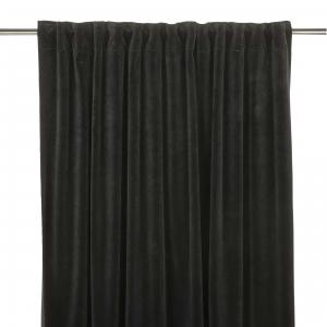 Gardiner - Sammet - Multiband - Svart - 2 X 140 X 240 cm - www.frokenfraken.se