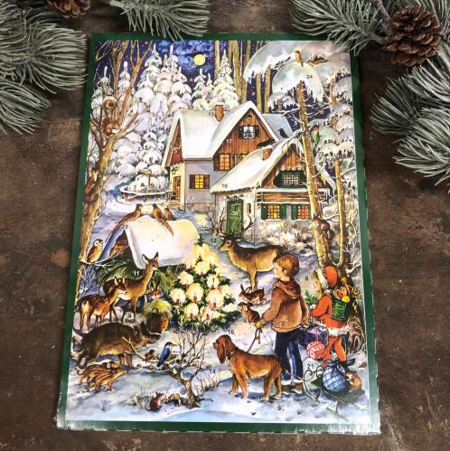 Chokladkalender - Landet - Adventskalender - 35 x 25 cm - www.frokenfraken.se