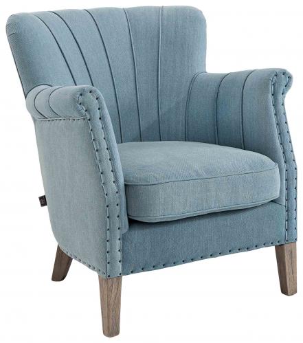 SANREMO armchair jeans blue - www.frokenfraken.se