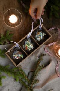 Julkulor - Barnen i bullerbyn - Glas - 3-pack - www.frokenfraken.se