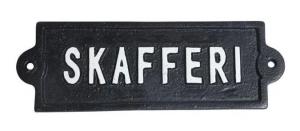 Skylt - Skafferi - 20,5 x 7 cm - www.frokenfraken.se