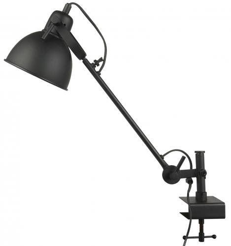 Lampa fr hyllkant - Skrivbordslampsmodell - Svart - 55 x 15,5 cm - www.frokenfraken.se