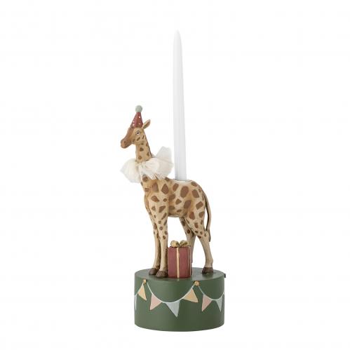 Ljusstake - Cirkusgiraff - Brun - 25 cm - www.frokenfraken.se