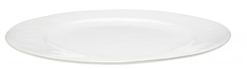 Tallrik - Stengods Vit - 4 st - Ø37 cm - www.frokenfraken.se