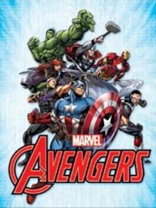 Avengers Marvel - Retro Metallskylt - 32x41 cm - www.frokenfraken.se