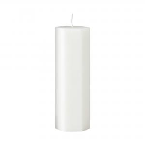 Spindelvävsljus - Vit - 5 x 15 cm - www.frokenfraken.se