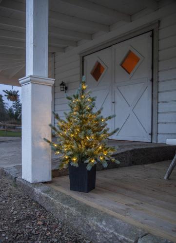 Julgran med belysning - LED Greyland - 95 cm - Utomhus & Inomhusbruk - www.frokenfraken.se