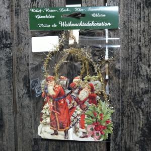 Bokmärkeshängen - Glitter Tomtar - 6-pack - www.frokenfraken.se