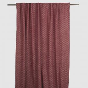 Gardiner - Multiband - Madicken - Lin/Röd - 2 X 135 X 250 cm - www.frokenfraken.se