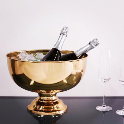 Champagneskl Edward - Guld - 36 x 24 cm - www.frokenfraken.se