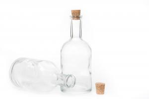 Glasflaska med kork - 400ml - 8 x 18 cm - www.frokenfraken.se