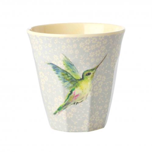 Mugg - Bl - Kolibri - Melamine - www.frokenfraken.se