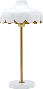 Wells bordslampa - Vit/guld 50cm - www.frokenfraken.se
