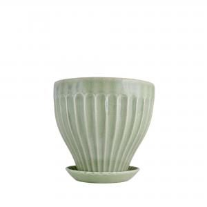Kruka Anna 21 cm Ljusgrön - Ø21 x H19 cm - www.frokenfraken.se