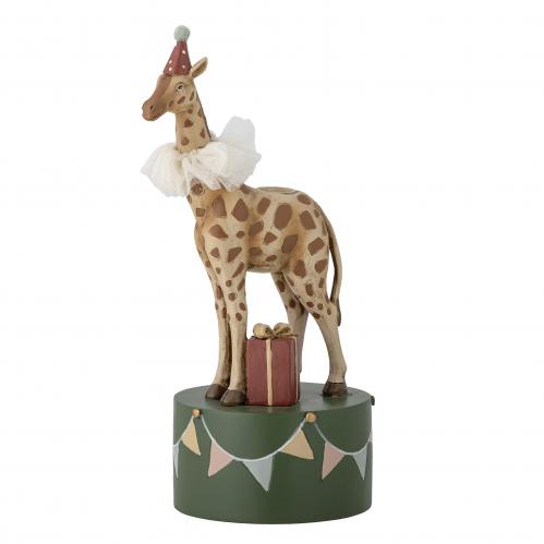 Ljusstake - Cirkusgiraff - Brun - 25 cm - www.frokenfraken.se